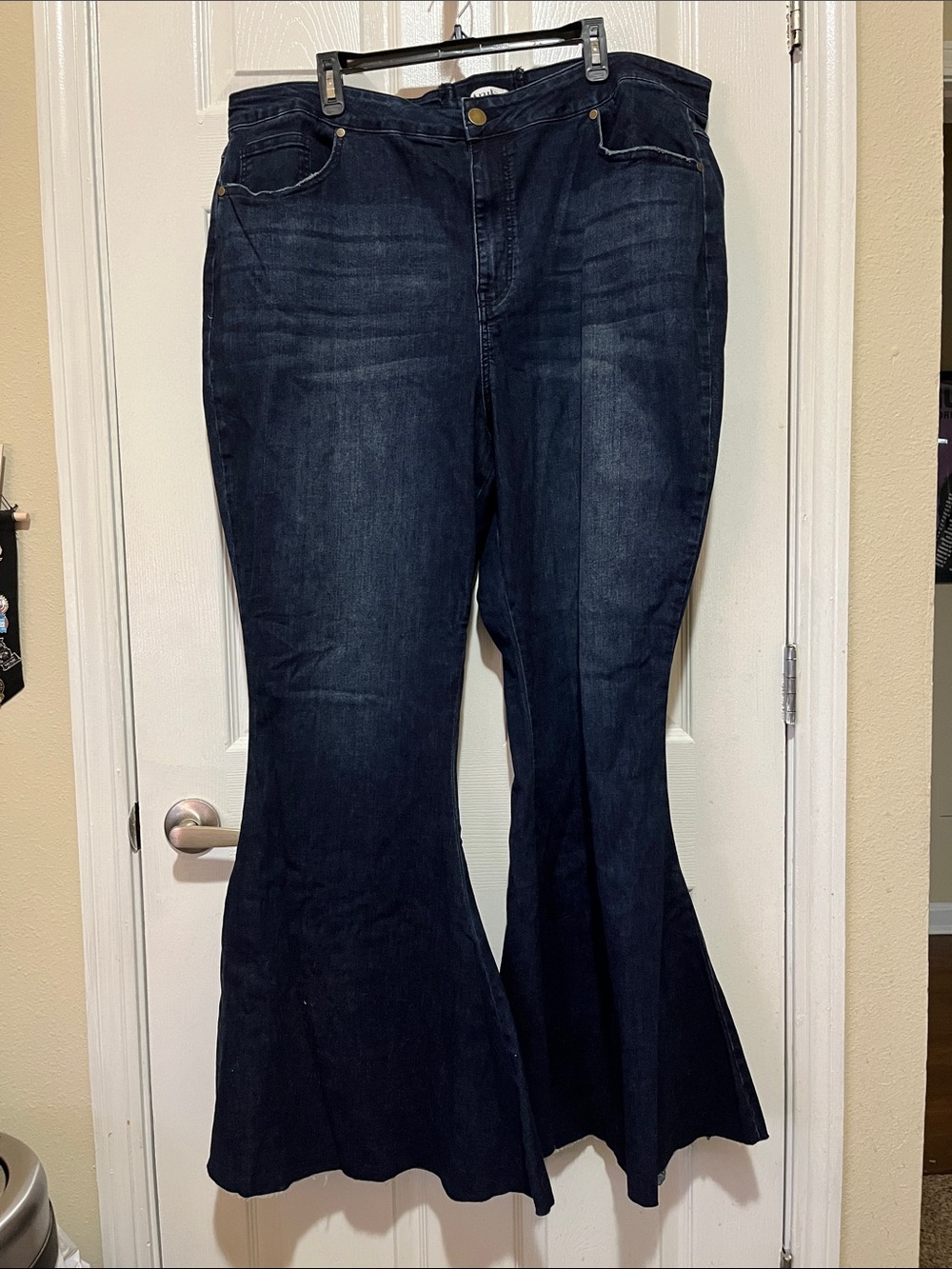 ARULA Dark Blue Women's Flared Jeans